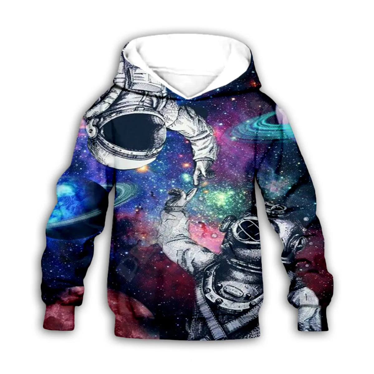 Galaxy Astronaut 3d printed Hoodies family suit tshirt zipper Pullover Kids Suit Sweatshirt Tracksuit/Pant Shorts 02