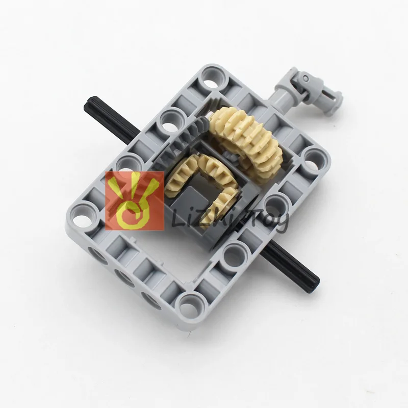 MOC Technology Framed Differential Gear Set MOC DIY Creative Building Block Chassis Parts for Cars Compatible with High-Tech