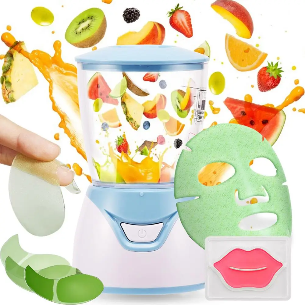 Face Mask Maker Machine DIY Fruit Vegetable Facial/Eye/Lip Mask Maker With Collagen Hydrating Whitening Faicel Skin Beauty Tool