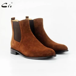 cie Blake Stitched Chestnut Suede Men Boot Leather Sole Shoes Men Breathable Mens Dress Shoes Full Grain Calf Leather Gents A212