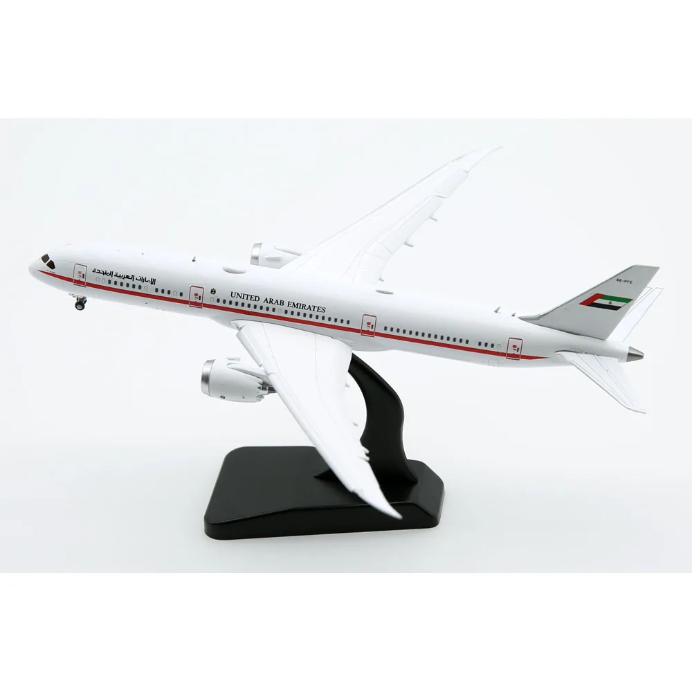 1:400 Liga Avião Colecionável JC Asas LH4244A Emirados Árabes Unidos Abu Dhabi Airlines Boeing 787-9 Diecast Aeronave Jet Modelo A6-PFE Flaps Down