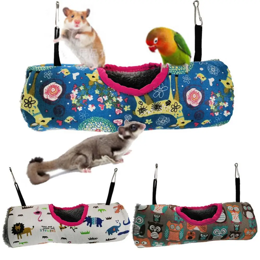 

Pet Hamster Rabbit Squirrel Warm Tunnel Hammock Hanging Swing Cage Bed Nest Sleeping Bed Rat Ferret Toy Cage Product Accessories