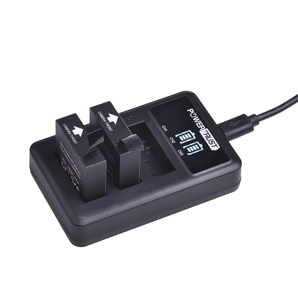 SJCAM SJ7 Pin Sạc Li-ion 1000MAh Và 3 Khe Cắm Sạc Thông Minh Cho SJCAM SJ7 Camera Hành Động