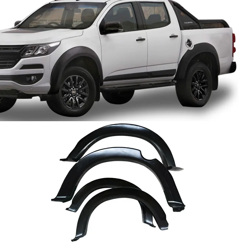 exterior auto accessories 4x4 car parts fender flare fit for chevrolet CHEVY COLORADO 2016-2019 WHEELS COVER TRIMS FENDER FLARES