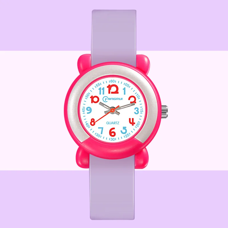 UTHAI-Montre-bracelet à quartz étanche pour enfants, montres de sport pour enfants, coloré, mignon, garçon, fille, étudiant, bébé, CQ10