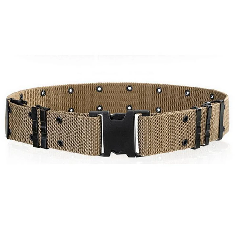 

Tactical Belt Men Adjustable Outdoor Survival Emergency Rescue Canvas Military Army Airsoft Combat Waist Belt Tactical Equipment