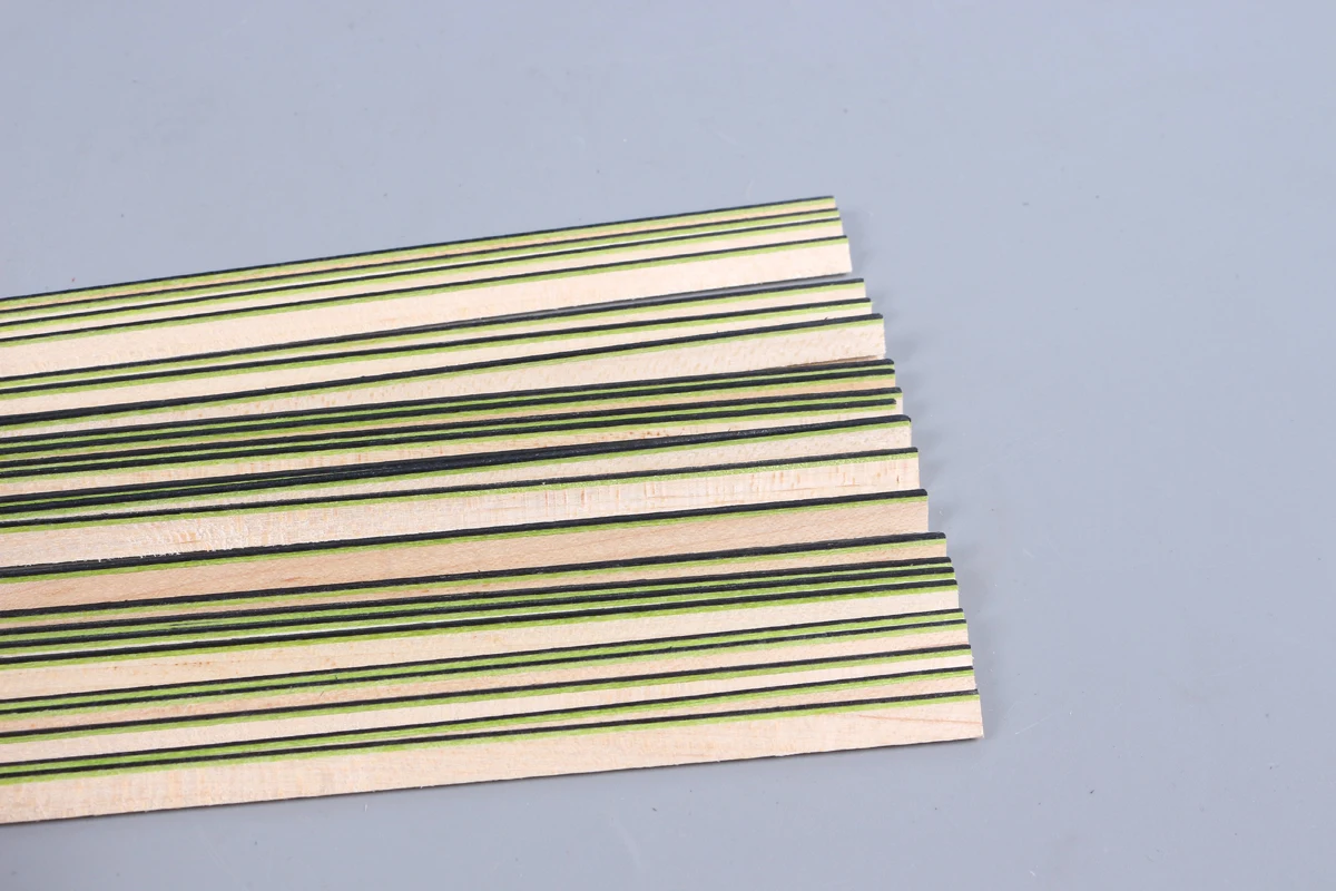 

25 Strip Guitar Luthier Purfling Binding Marquetry Inlay 580x6x1.5mm Guitar Parts Accessories#172