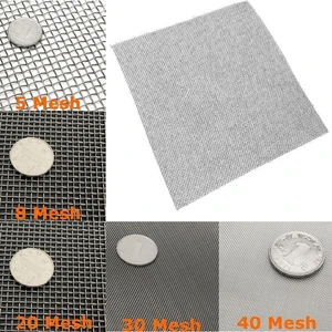 Sac, tel, örgü, metal, paslanmaz çelik ve yüksek kalite seçiminden dokunmuştur, 4, 20, 30, 100, 120, 200, 300, 400 Örgü 8 en çok satılan paslanmaz çelik sac-no. 1