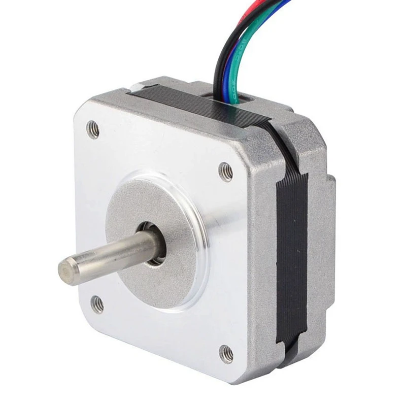 HOT-17Hs08-1004S 4-Lead Nema 17 Stepper Motor 20Mm 1A 13Ncm(18.4Oz.In) 42 Motor Nema17 Stepper For Diy 3D Printer Cnc Xyz