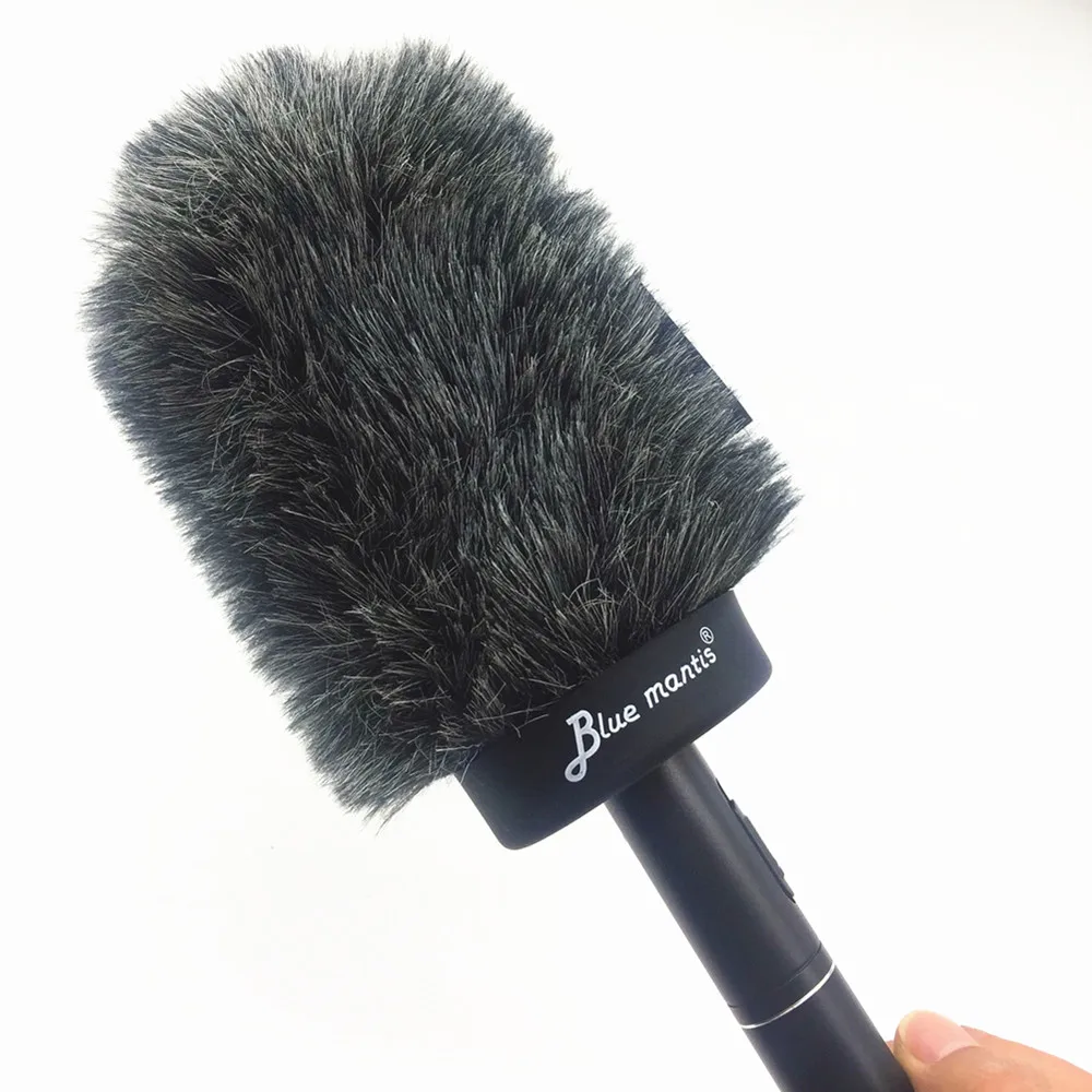 

Fur Windscreen Furry Windshield Muff for mke600 Ecm673674 Condenser Microphone Wind Shield Protection Outdoor Interview Mic 12cm