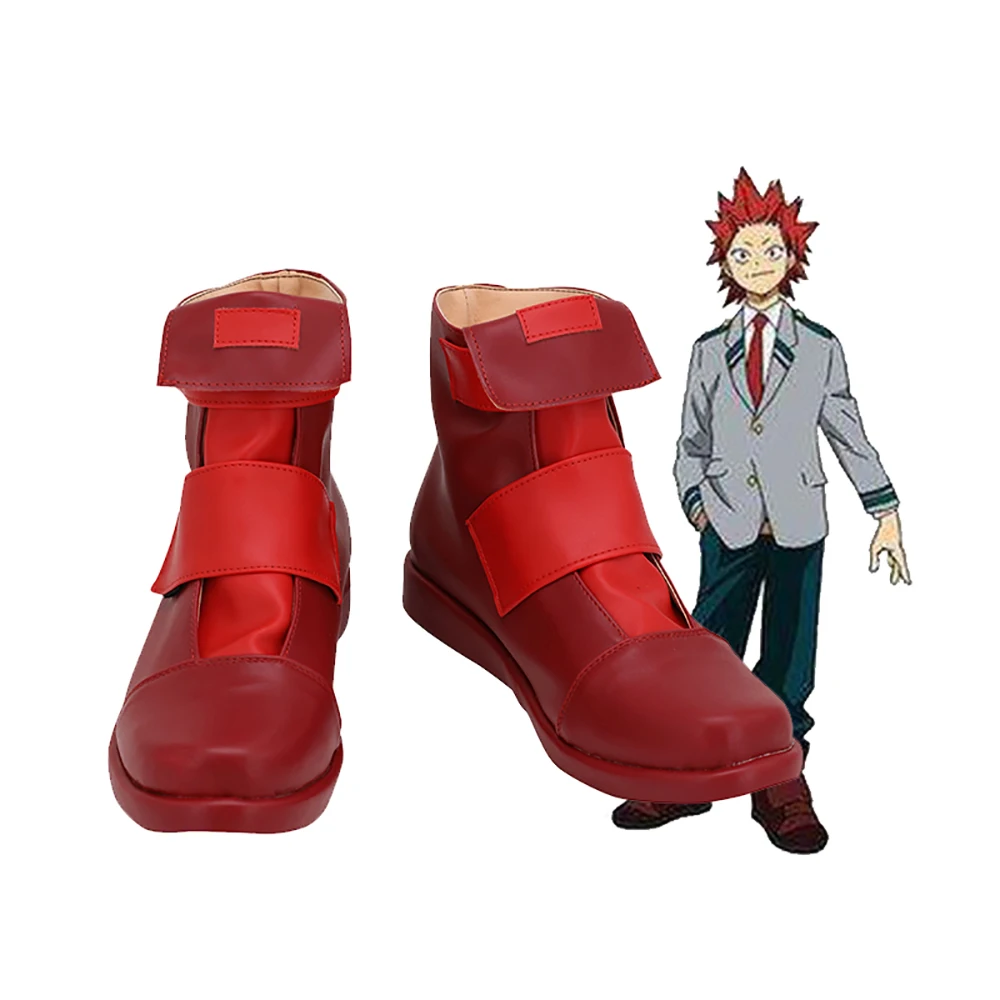 

My Hero Academia Eijiro Red Boots Cosplay Boku no Hero Academia Kirishima Eijiro Cosplay Shoes Custom Made