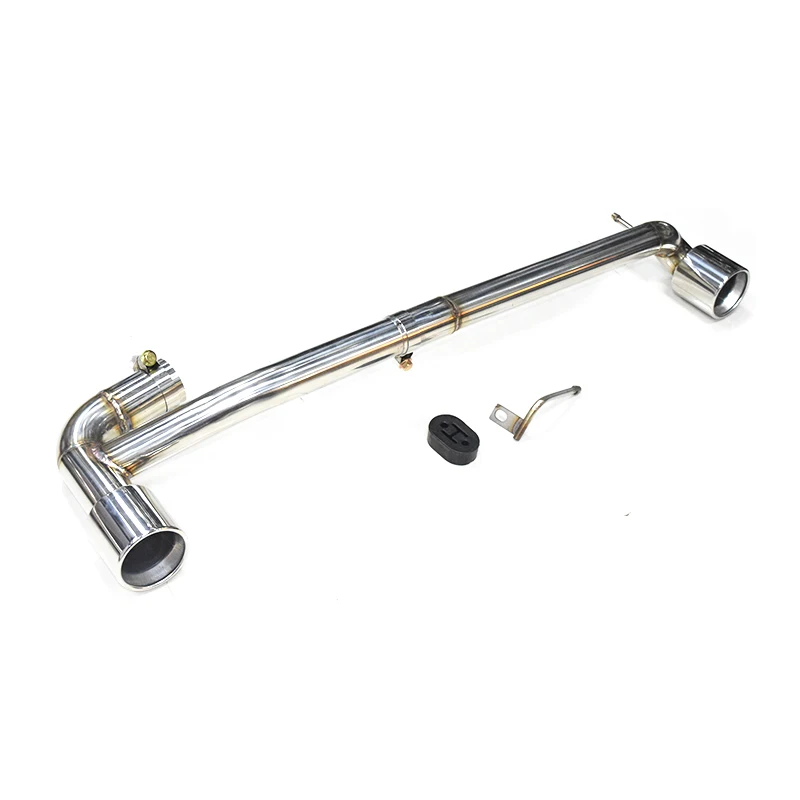 1 Set Double Out Exhaust Tip For BMW 1 series F20 118i 2013-2016 M Sport Muffler Tip Stainless Steel Exhaust Pipe Car Exhaust