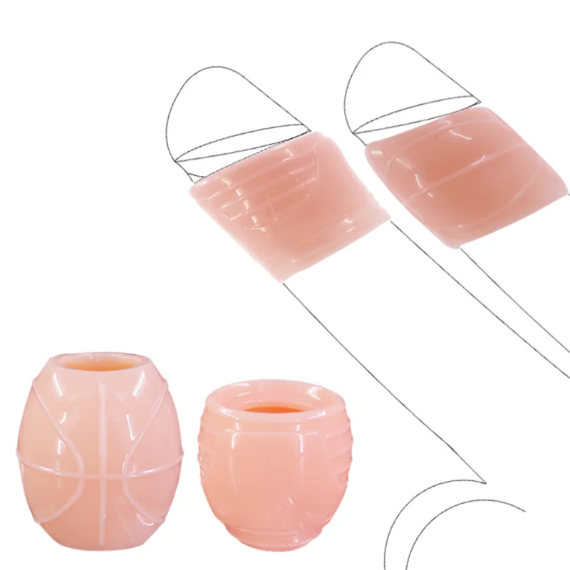 2Pcs Foreskin Repair Lock Ring Phimosis Correction Penis Glans Sleeve Breathable Foreskin Complex Foreskin Correction