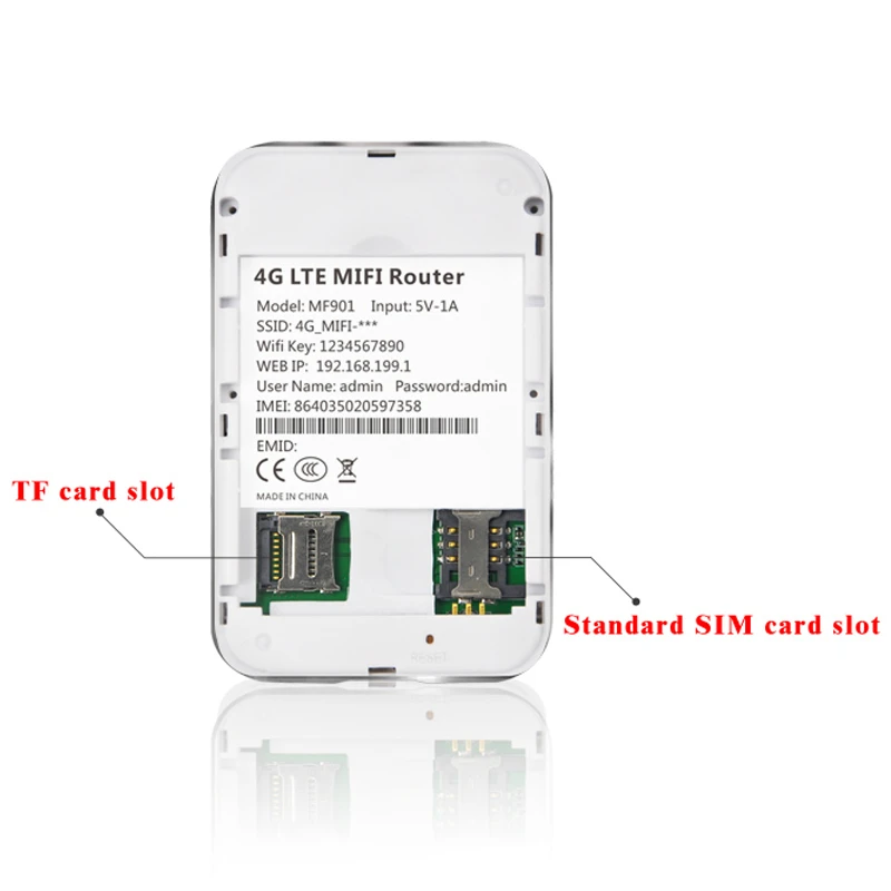 150Mbps موزع إنترنت واي فاي LTE Mifi إفتح مودم لاسلكي 4G واي فاي بطاقة Sim TDD/FDD جيب الموجهات المتنقلة في الهواء الطلق مع البطارية