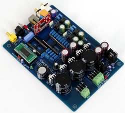 CYJ-TDA1541 optical fiber coaxial decoder board (including USB, excluding TDA1541 and SAA7220 IC)