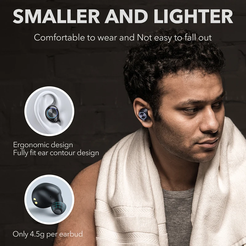 Mifa mi08 verdadeiro wiles estéreo cancelamento de ruído bluetooth fone ouvido sem fio fones