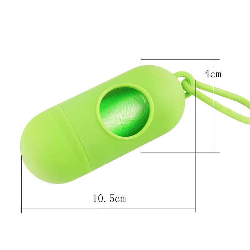 2 szt. Dozownik toreb na odpady dla psa odpady uchwyt na torebkę plastikowa torba na śmieci dozownik przypadku przewoźnika torebki na psie odchody