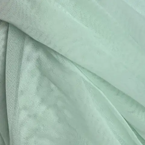 150cm width 1yard mint green super soft finer mesh tulle nylon spandex high stretch fabric for lingerie bra lining tights