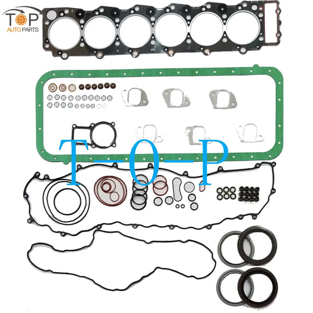 

6HE1 6HE1T Full Overhaul Engine Repair Kit Gasket Set 8-94369334-0 1-87810868-0 1-87811-0445-0 For Isuzu Cylinder Head