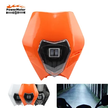 รถจักรยานยนต์ LED ไฟหน้าสําหรับ KTM EXC SX XC XCW 125 150 250 300 350 450 530 ไฟหน้า Motocross อุปกรณ์เสริมประภาคาร Supermoto