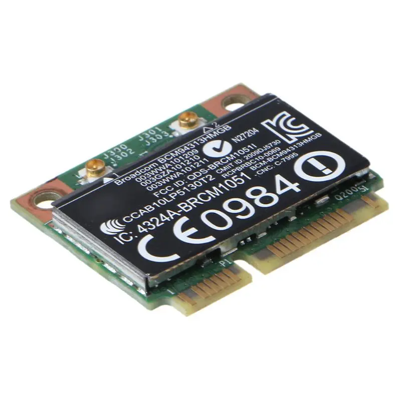 For Broadcom BCM94313HMGB BCM20702 Wifi +4.0 Bluetooth-compatible Half Mini PCI-E Wireless Card for-HP Laptop Computer