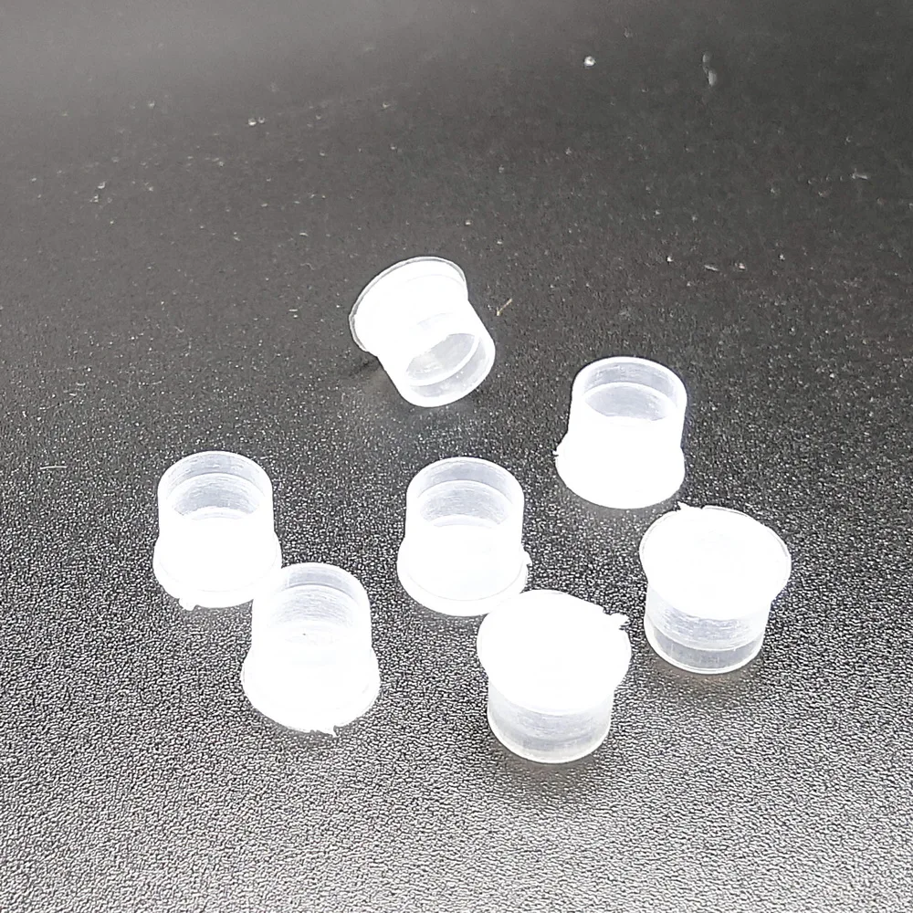 SMA Protective Cover For SMA Connector Transparent Color Plastic SMA End Cover 100pcs
