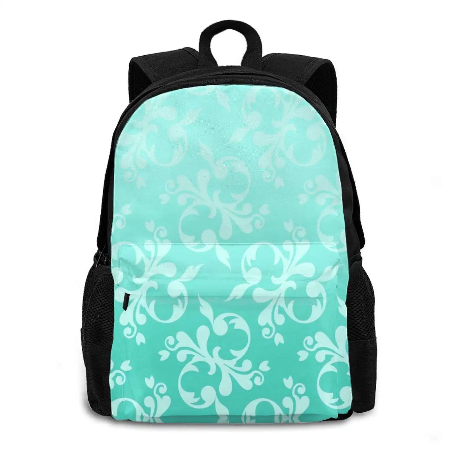 Princess Inspired Six Hot Sale Schoolbag Backpack Fashion Bags Princess Inspired Jasmine Aladdin Pretty Aesthetic Cute Teal