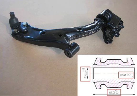 

2904200xkz16b 2904100xkz16b right and left front lower arm assembly factory Great Wall Haval H6