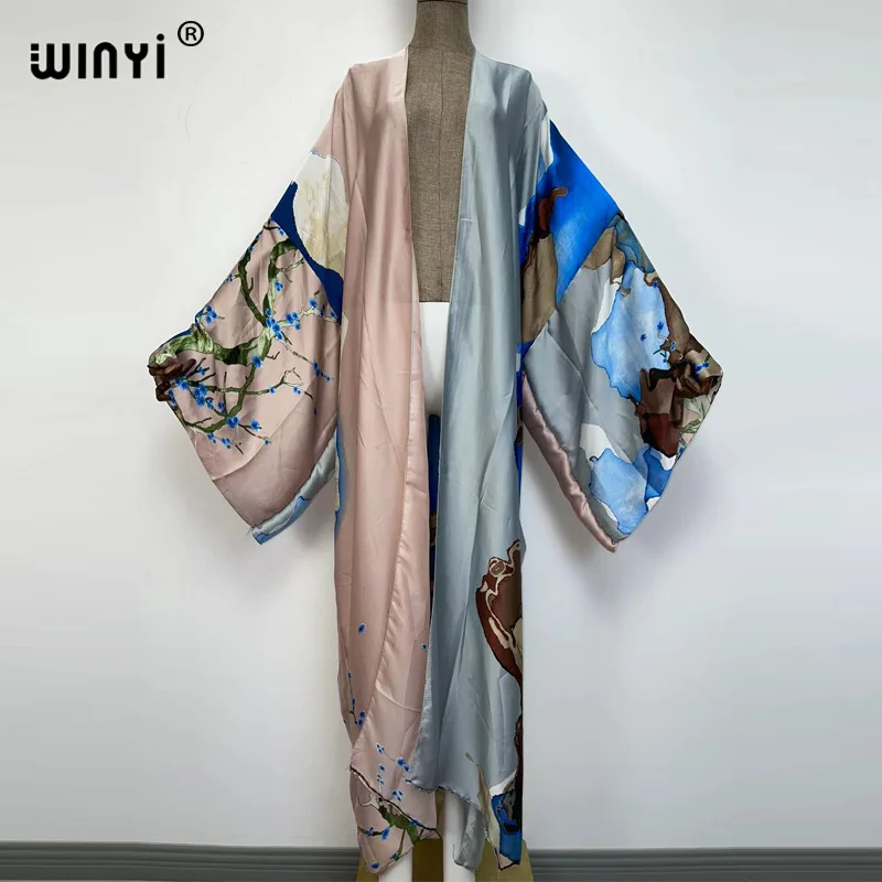 Kimono Fleuri Plage - La Maison du Kimono