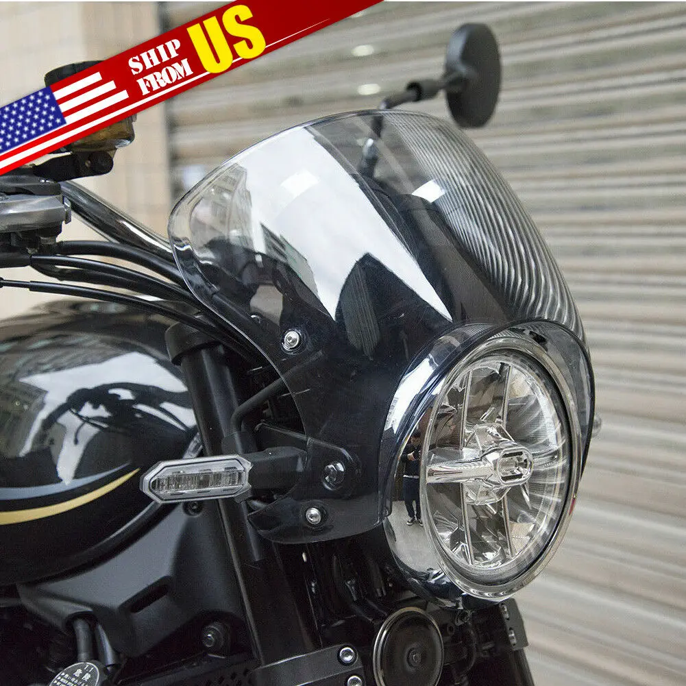 

2021 2020 Z900RS Windscreen Motorcycle Windshield Wind Deflector with Mount Bracket For Kawasaki Z 900RS 2018-2024 Accessories