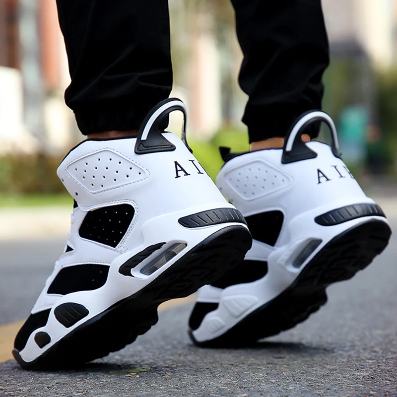 

High Top Sneakers for Men Running Shoes Basketball Platform Shoes Light Soft Man Tennis 2021 Lace Up Men's Fashion Sneakers