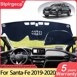 for Hyundai Santa Fe 2019 2020 TM Anti-Slip Mat Dashboard Cover Pad Sunshade Dashmat Protect Carpet Anti-UV Dash Car Accessories