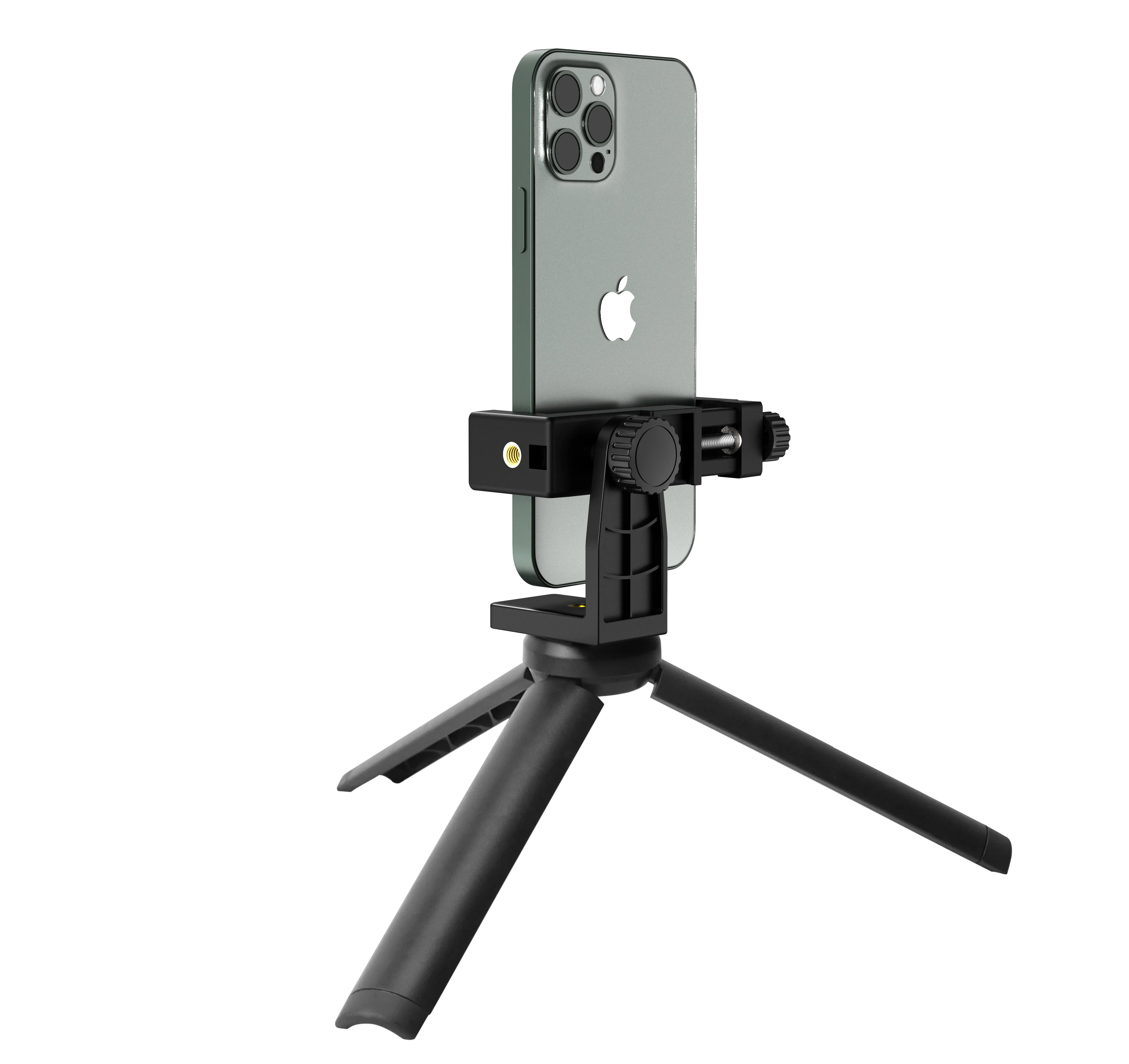 LituFoto-trípode portátil de Metal B30 para iPhone, Samsung, Xiaomi, Huawei, teléfono móvil, cámara Gopro 9, 8, 7