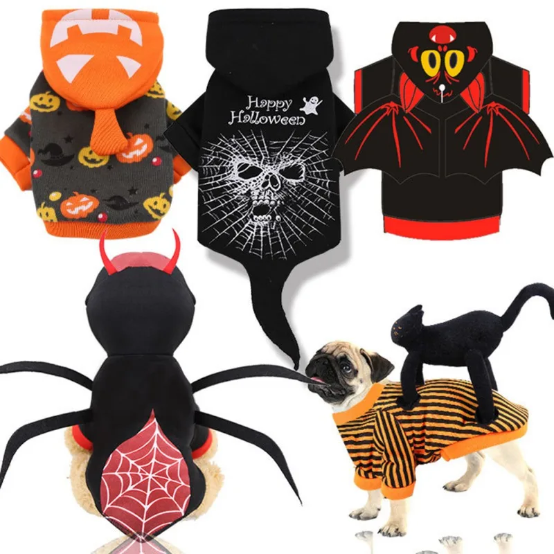 Funny Pet Clothes Cosplay Dog Cat Halloween Party Cute Comfort Costume Clothing For Small Medium Dog Dressing Up