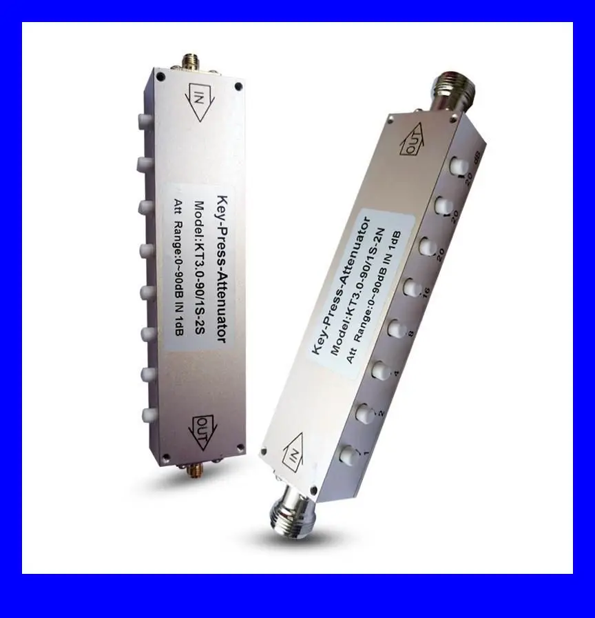 50ohm 0-60dB  3GHz 8-key 2W  5W Adjustable Key-Press RF Variable Attenuator