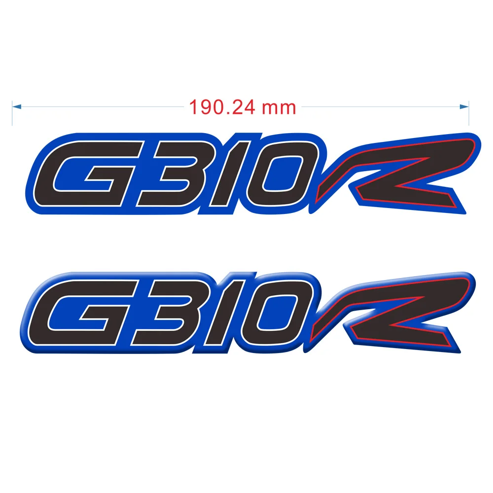 Almohadilla de tanque para BMW G310R G310 310 R, emblema 3D, logotipo de carenado, carcasa superior del cuerpo, decoración, pegatina, Protector de motocicleta