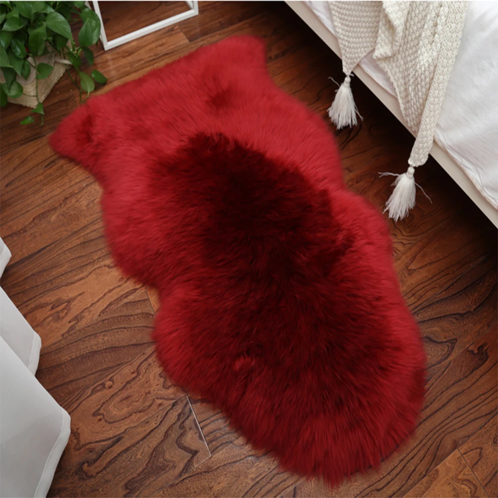 Australian Real Sheepskin Rug, Natural Sheepskin Pelt, Large Sofa Cushion, Real Fur Blanket, Floor Lambskin Carpet 19838376