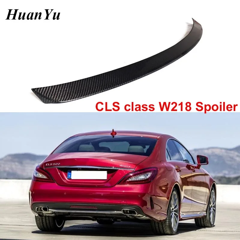 

Carbon Fiber Rear Trunk Spoiler for Mercedes-benz W218 2011-2016 CLS 280 CLS300 CLS350 CLS500 Boot Lip Wings Car Styling