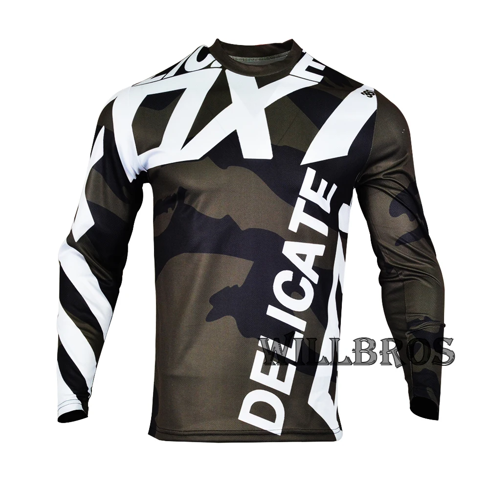 

Delicate Fox 360 Creo Riding Jersey Mountain Bicycle Offroad T-shirt Mens Street Moto Racing Long Sleeve