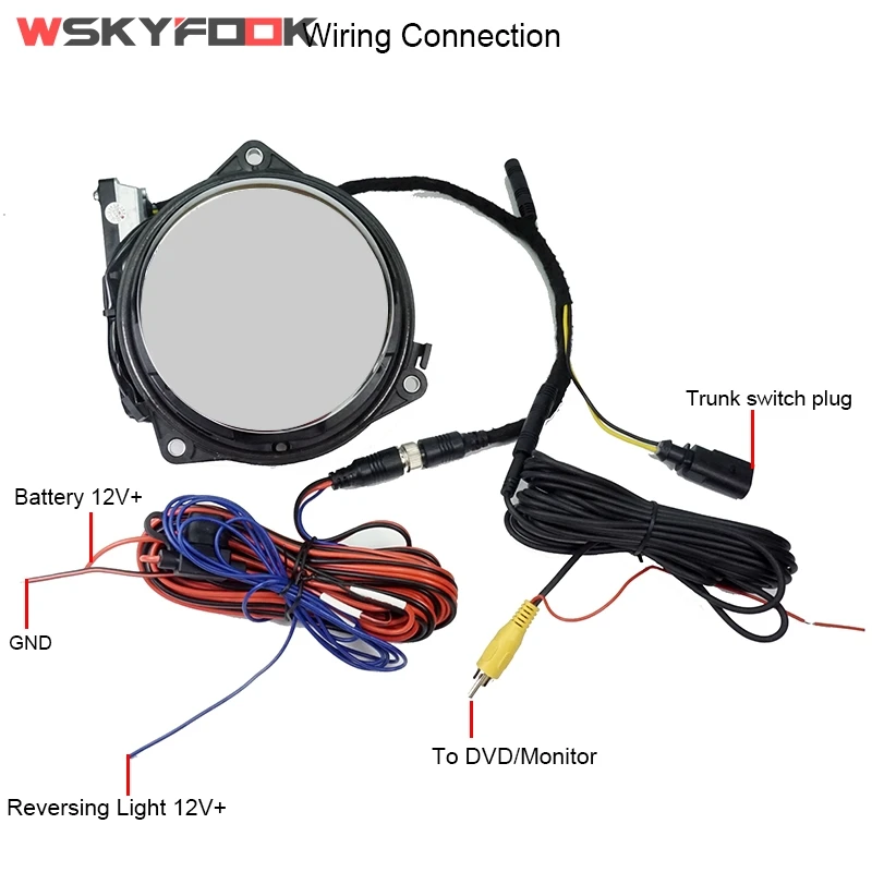 Flipping Emblem Reverse Camera Badge Rear View Camera backup