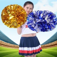 1pc Cheerleader Pom Poms Competition  Cheering Ball Club Sport Supplies Dress Costume Pompoms Baton Hhandle Decorator 3