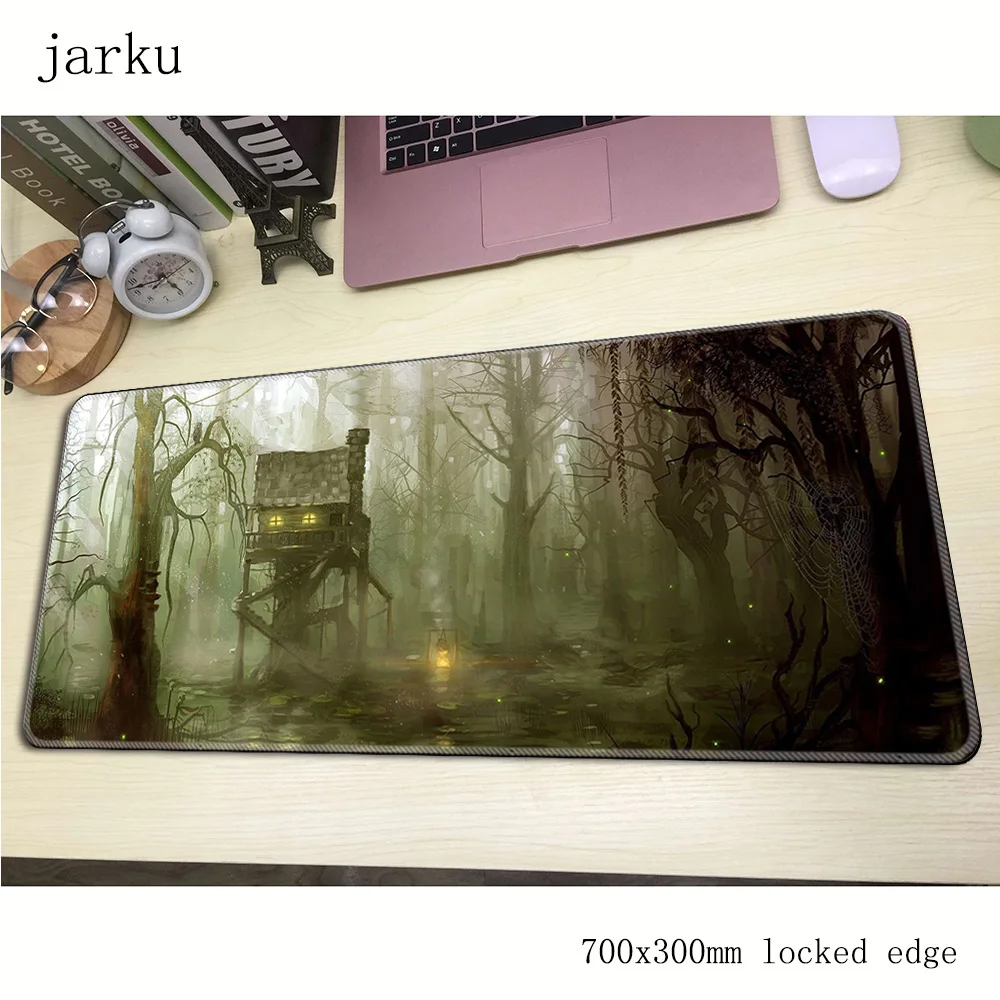 Forest Fantasy mouse pad Popular Computer mat 800x400X3MM gaming mousepad large padmouse cheapest keyboard games pc gamer desk