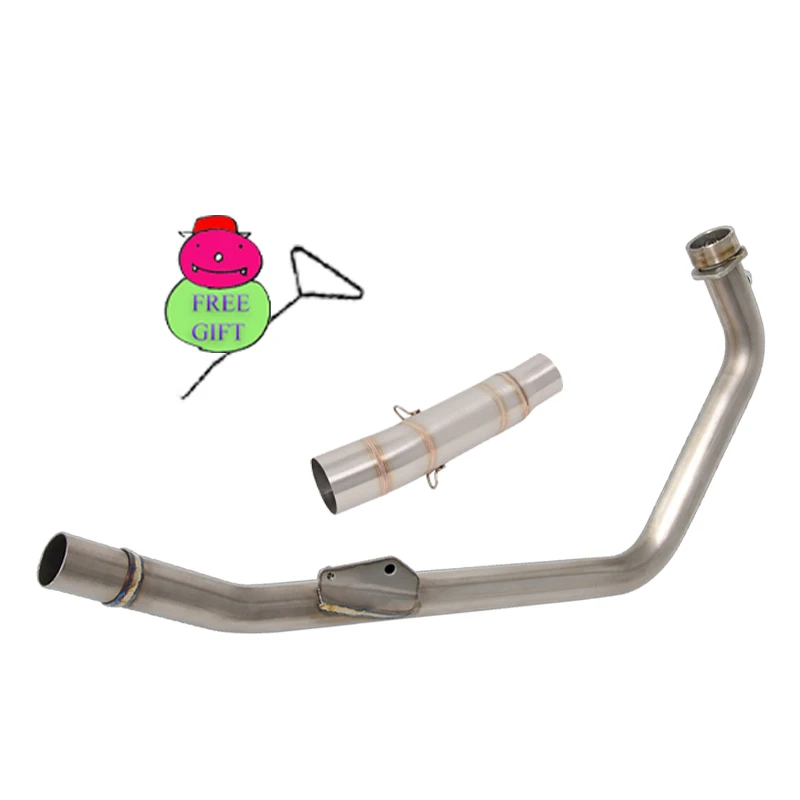 Slip On For Honda CBR500 CB500X CBR300 CBR300R CB300F 2013-2020 Motorcycle Exhaust Systems Escape Moto Connect Front Link Pipe