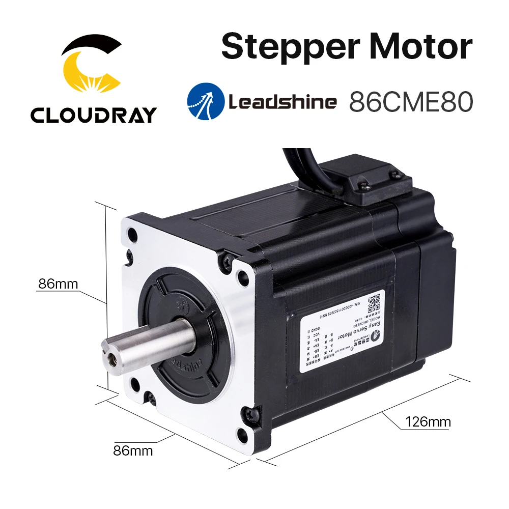 Imagem -02 - Motorista Servo Fácil do Motorista do Motor Deslizante do Laço Fechado Cl86h do Encoder Motor Deslizante de Leadshine Nema 34 8.0n. m com Codificador