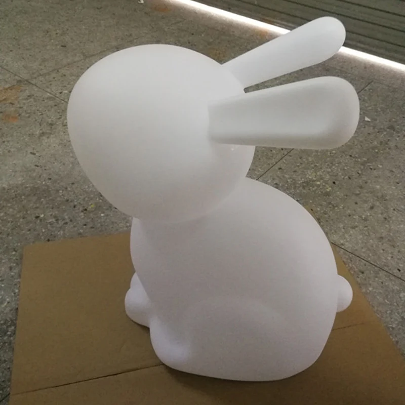 led luminous rabbit light Mid-Autumn Festival Square Park outdoor waterproof colorful luminous decorative rabbit light