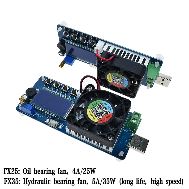 25W 35W 4A/5A obciążenie prąd napięcie zasilania Tester USB ochrony LCD wyświetlacz HD rezystor regulowany odciążający