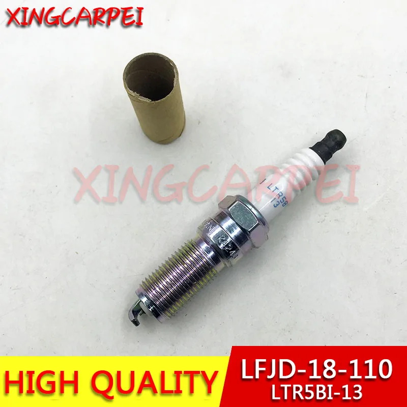 4pcs LFJD-18-110 LTR5BI-13 Iridium Spark Plug fit for Mazda 3 5 6 CX-7 TRIBUTE 2.0 2.3 2.5L LTR5BI13 ITV16 90083 LFJD18110