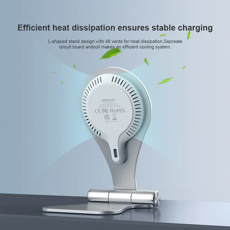Magnetic Wireless Charger For iPhone 14 Pro Max Nillkin Adjustable Stand For iPhone 13 Pro 12 Holder Magnet Fast Charger Stand - view 4