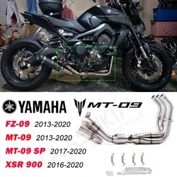 Full System For Yamaha Fz09 Mt09 mt-09 fz-09 Xsr900 2013 To 2021 Motorcycle Escape Exhaust Motorcycle Exhaust Full System