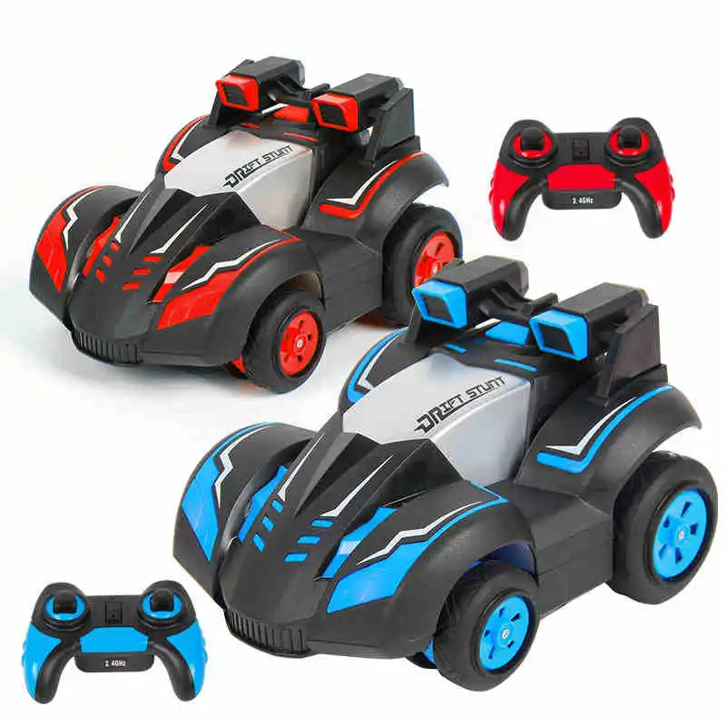 RC Car 4WD Drift Car 616-5 2.4G Remote Control Car Stunt Drift 360° Rotating with LED light Fall Resistance toys For Children